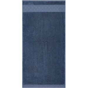 Le Jacquard Français Serviette de bain en coton bleu orient 90 x 150 Bleu 150x0x90cm