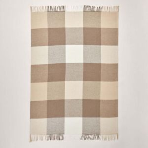 Madura Plaid Acrylique,Coton,Acrylique,Coton MARRON 180x280 cm