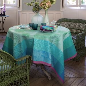 Le Jacquard Francais Nappe en coton hortensia 175 x 175