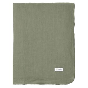 Broste Copenhagen Nappe Gracie Tissus vert 200x160 cm