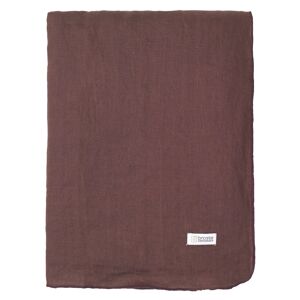 Broste Copenhagen Nappe Gracie Tissus marron 200x160 cm