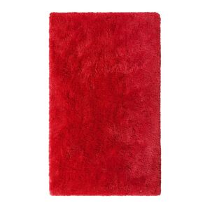 Homie Living Tapis de bain microfibre antidérapant rouge 80x150 - Publicité
