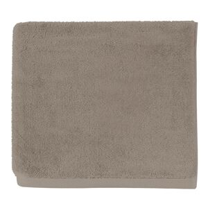 Alexandre Turpault Drap de bain en coton taupe 100x160