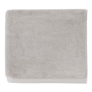 Alexandre Turpault Drap de bain en coton gris clair 100x160