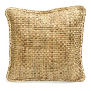 Bazar Bizar Coussin en jacinthe d'eau naturel 60x60