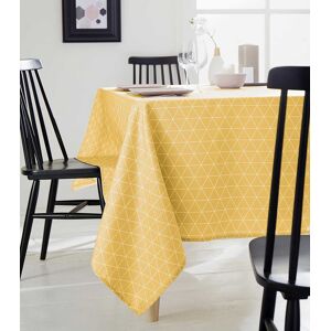 Home Maison Nappe rectangulaire scandinave polyester jaune tournesol 150x350 cm