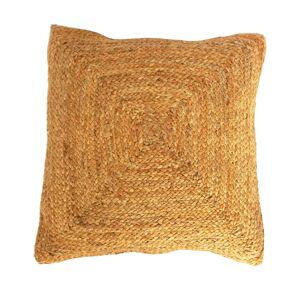 Decoclico Coussin carré en jonc de mer 60 x 60 cm Beige 60x0x60cm