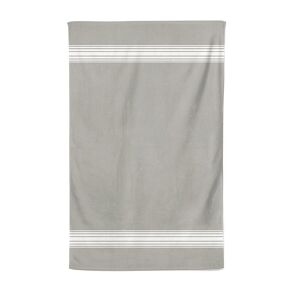 Maison Jean-Vier Drap de bain coton bio Gris Clair 100x150 cm