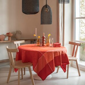 Le Jacquard Français Nappe en coton coquelicot 173 x 248 Rouge 248x0x173cm