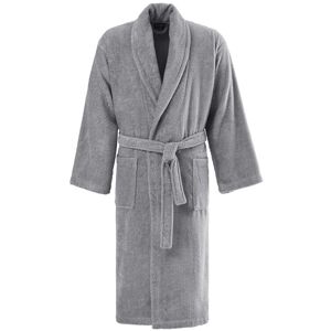 Sensei Maison Peignoir col châle en coton bio Gris Perle XL