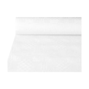 Papstar Nappe damassée 50 m x 1,2 m blanc