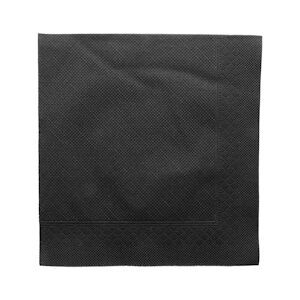 García de Pou 750 Unités - Serviettes Ecolabel 4 Plis 'Quattro' 21 G/M2 45X45 Cm Noir Ouate - Garcia de Pou