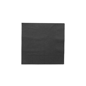 García de Pou GDP - Serviette noire - 39x39 - x1600