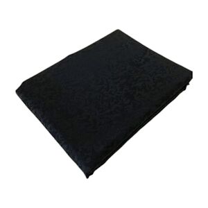 Nappe 150x250 jacquard noir 100% polyester - Publicité