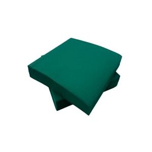 ART Serviettes de table airlaid - couleur vert foncé - 40 x 40 cm - x 50 - DSTOCK60