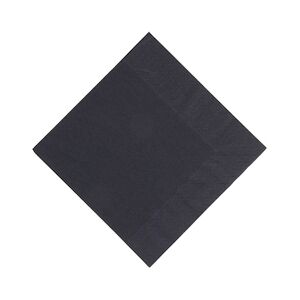 Duni Serviette Oate 3 Plis Noire 330 mm Lot de 1000