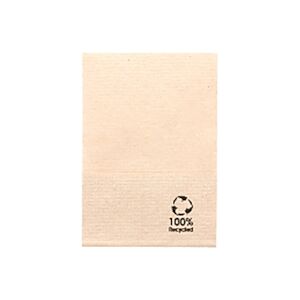 ART Serviettes ecolabel 1 pli 17x17 cm coloris naturel - Vendu par 9600