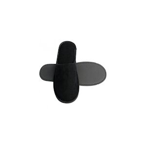 FILFA FRANCE - Chaussons noirs en velours supérieur - x100one size