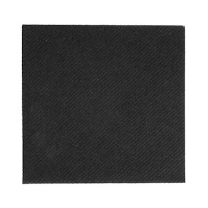 García de Pou 3600 Unités - Serviettes 55 G/M2 20X20 Cm Noir Airlaid - Garcia de Pou