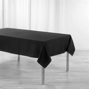 Non communiqué Nappe rectangle uni Newton - Noir- 140 x 250 cm Noir - Publicité