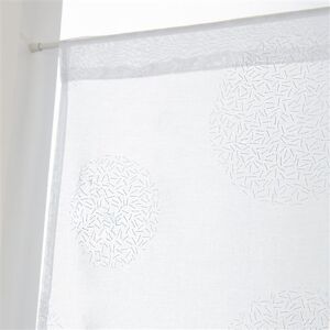 Non communiqué Vitrage transparent blanc l.90 x H.210 cm Blanc - Publicité