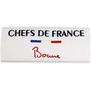 Serviette Brodee Chefs de France - En direct de Les Produits Paul Bocuse (Rhône)