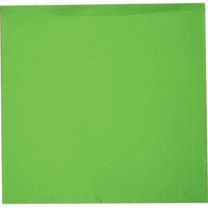 Serviette 38X38 2 plis ouate vert amande (X2400) Firplast - Publicité