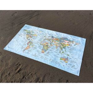 Awesome Maps Snowtrip Map Towel Best Mountains For Skiing And Snowboarding Multicolore