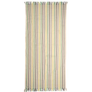 Arena - Fouta Beach Towel - Serviette de plage taille 180 x 90 cm, butter /vert - Publicité