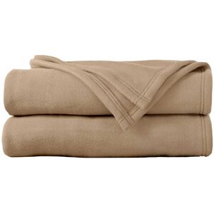 Ourson Couverture polaire Thermotec® qualité luxe 450g/m2 - Couverture 2 Personnes : 240x260 Cm - Beige - OursonCette couverture Ourson® très chaude est d'une infinie douceur associée au confort de son traitement antiboulochage.Couverture 2 personnes : 24