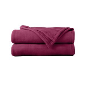 Couverture polaire Thermotec® qualite prestige - Couverture Polaire 2 Personnes : 220x240cm - Violet - OursonContact infiniment doux, chaleur genereuse et pouvoir isolant superieur pour la couverture Ourson®... le traitement antiboulochage en plus !Couver