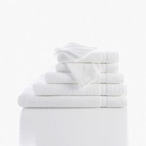 Blancheporte Eponge unie 420 g/m2 confort moelleux - Colombine Blanc Drap de bain : 90x150cm