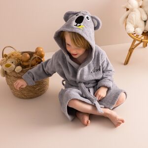 Peignoir de bain enfant personnalisable koala a capuche - 6/8 Ans - Gris - Colombine Des PetitsVotre enfant va adorer le peignoir deguisement koala de Colombine des Petits®, joli cadeau a personnaliser pour le rendre unique ! Moelleux, absorbant et de gra