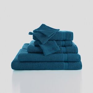 Blancheporte Eponge unie 420 g/m2 confort moelleux - Colombine Bleu Lot de 2 serviettes : 50x100cm