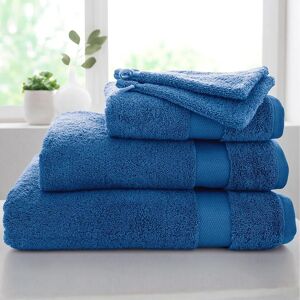 Colombine Éponge unie coton modal 500 g/m² - Serviette : 50x100cm - Bleu - ColombineMoelleux, douceur et qualité d’absorption inégalable, le linge de toilette Colombine®, en coton et modal est un véritable bienfaiteur pour la peau…Serviette : 50x100cmBleu