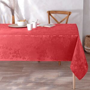 Colombine Nappe damassée feuillages Colombine® - Nappe Rectangulaire : 150x250cm - Rouge - ColombineQualité facile d'entretien grâce au support 100% polyester, lavée et séchée en un temps record et toujours impeccable sur la table. La qualité Colombine® e