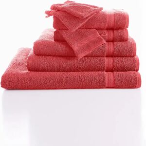 Blancheporte Eponge unie 420 g/m2 confort moelleux - Colombine Rose Lot de 2 serviettes : 50x100cm