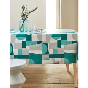 Blancheporte Nappe toile cirée imprimé Patch duo - BlancheporteUn patchwork graphique et tonique pour une nappe en toile cirée aussi facile à vivre que jolie à regarder ! Imperméable, souple et résistante, elle habillera votre table tout en la protégeant 