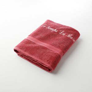 Blancheporte Serviette eponge personnalisable confort moelleux - Colombine Rose Drap de bain : 90x150cm