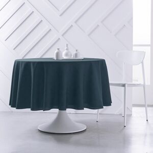 Nappe unie - BlancheporteLavee et sechee en un temps record et toujours impeccable sur la table ! Cette nappe vous simplifie la vie tant pour les repas en tete a tete que pour les repas de famille.Nappe ronde : diam 180cmBleu