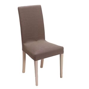Blancheporte Housse chaise unie extensible - housse intégrale ou assise seule - Blancheporte Taupe Housse de chaise