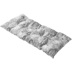 Long coussin deco coton imprime tropical - BlancheporteEn quete de sensations nouvelles ? Ce coussin de sol grand format imprime feuillage de la jungle vous seduira tant pour des instants de paresse, que pour des moments entre amis ! Il cree de suite un p