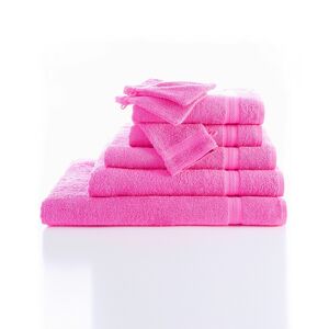 Blancheporte Eponge unie 420 g/m2 confort moelleux - Colombine Rose Lot de 2 serviettes : 50x100cm