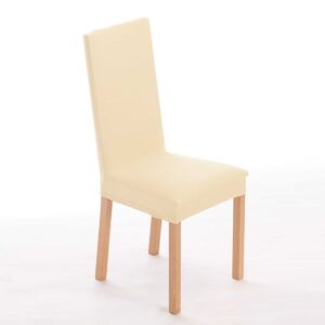 Blancheporte Housse chaise unie extensible - housse intégrale ou assise seule - Blancheporte Écru Dessus de chaise : 45x45cm