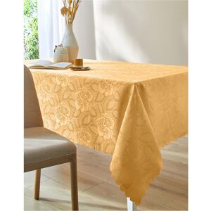 Blancheporte Nappe jacquard damassé - Blancheporte Jaune Chemin de table : 50x150cm