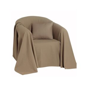 Colombine Jeté canapé coton bachette uni - Jeté De Canapé 3 Places : 250x330cm - Taupe - ColombineUn jeté de canapé en toile bachette de très belle qualité. La qualité Colombine® en plus !Jeté de canapé 3 places : 250x330cmTaupe