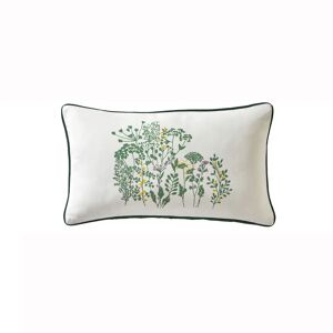 Housse de coussin imprime Gramini rectangulaire - BlancheporteUn brin de nature et de romantisme a votre deco avec ces superbes housses de coussin rectangulaires vendues en lot de 2. Leur motif vegetal est une ôde a la douceur de vivre et sera parfaite da