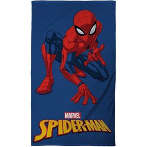 Drap de plage enfant Spider-Man eponge velours coton - 320g/m2 - Spiderman Bleu Drap de bain : 70x120cm