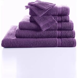 Blancheporte Eponge unie 420 g/m2 confort moelleux - Colombine Violet Drap de bain : 90x150cm