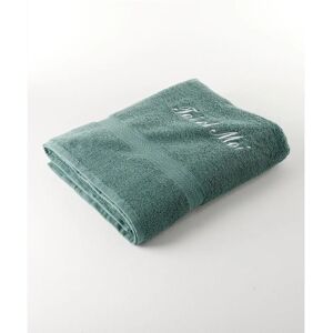 Blancheporte Serviette eponge personnalisable confort moelleux - Colombine Vert Drap de bain : 90x150cm